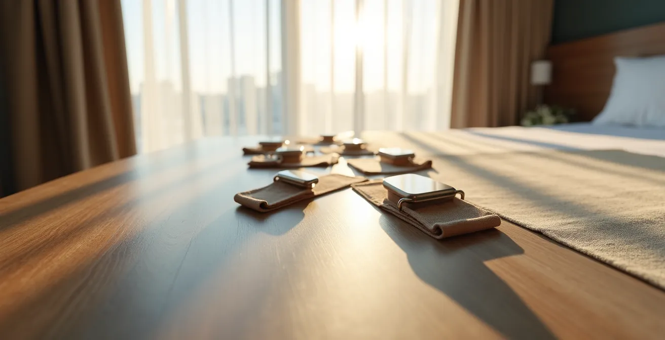 Detailed view of adjustable lingerie strap system with multiple connection points